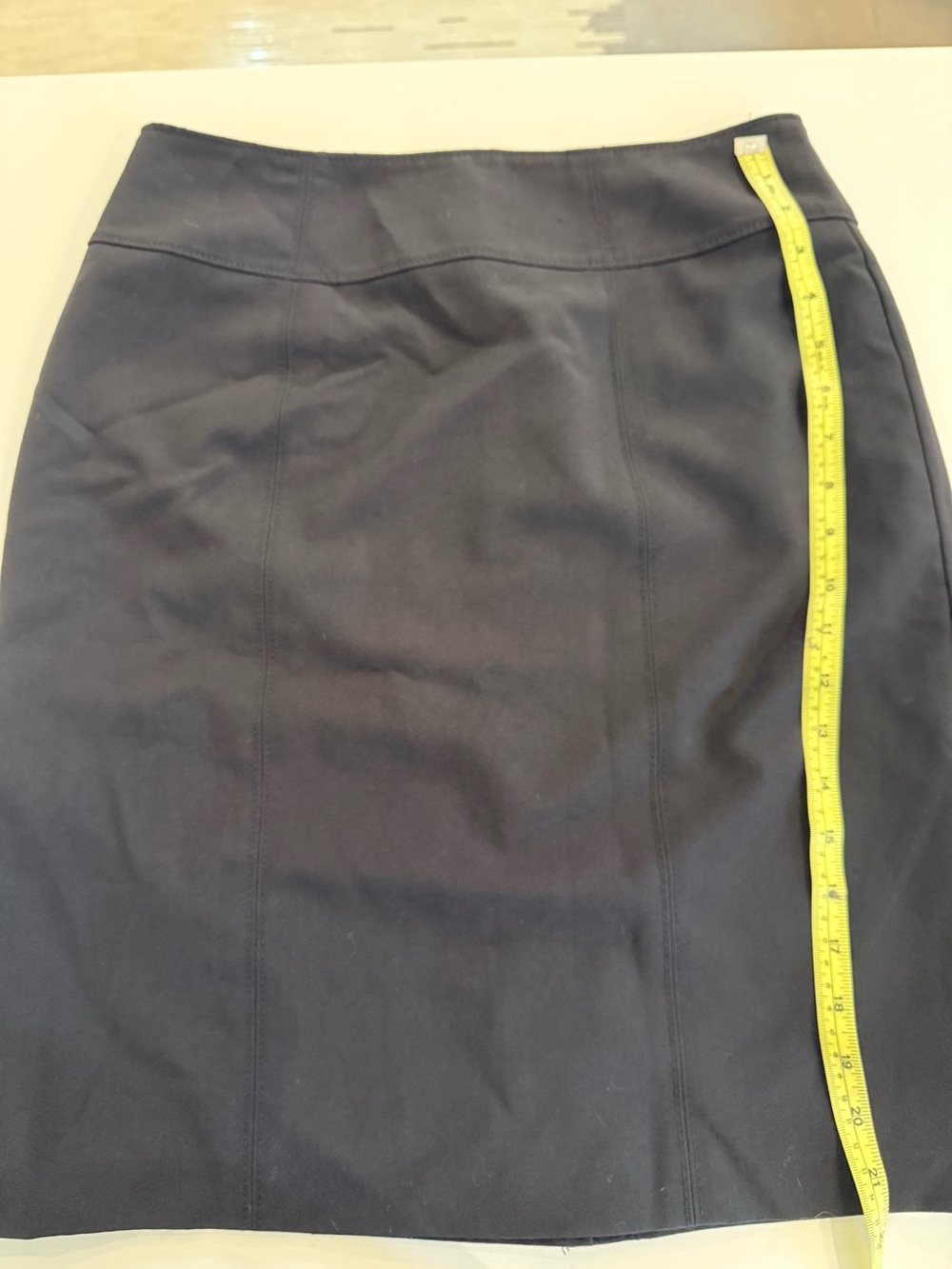 Worthington Black Pencil Skirt Women’s Stretch Lined Career Workwear Size 8